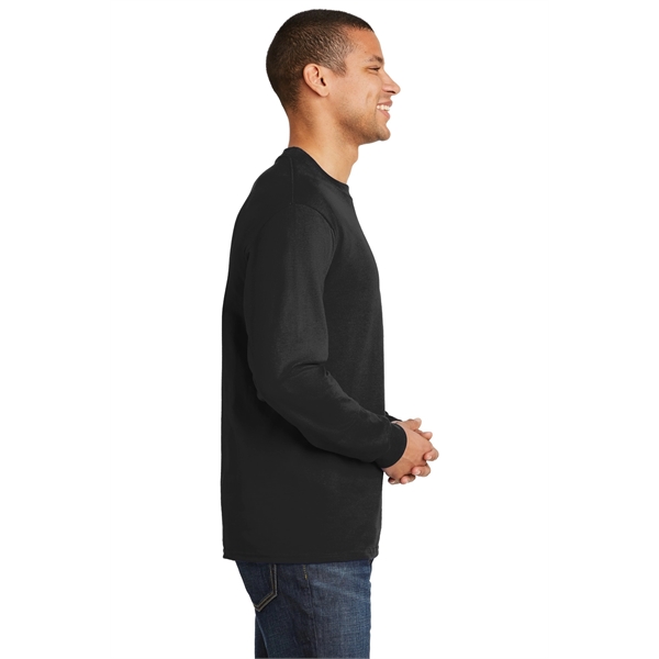 Hanes Beefy-T - 100% Cotton Long Sleeve T-Shirt. - Hanes Beefy-T - 100% Cotton Long Sleeve T-Shirt. - Image 4 of 42