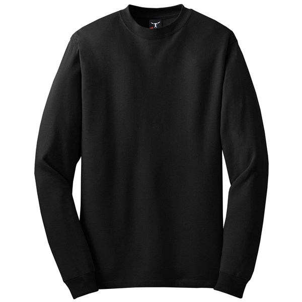 Hanes Beefy-T - 100% Cotton Long Sleeve T-Shirt. - Hanes Beefy-T - 100% Cotton Long Sleeve T-Shirt. - Image 5 of 42