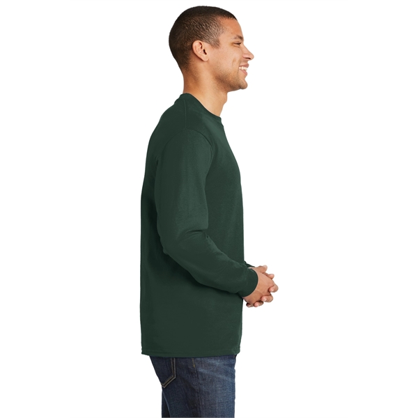 Hanes Beefy-T - 100% Cotton Long Sleeve T-Shirt. - Hanes Beefy-T - 100% Cotton Long Sleeve T-Shirt. - Image 8 of 42