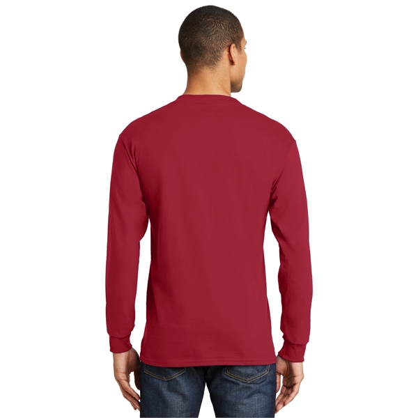 Hanes Beefy-T - 100% Cotton Long Sleeve T-Shirt. - Hanes Beefy-T - 100% Cotton Long Sleeve T-Shirt. - Image 11 of 42