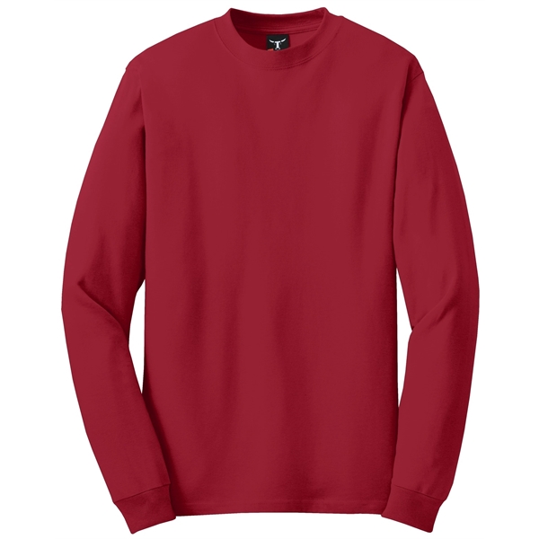 Hanes Beefy-T - 100% Cotton Long Sleeve T-Shirt. - Hanes Beefy-T - 100% Cotton Long Sleeve T-Shirt. - Image 13 of 42