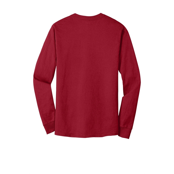 Hanes Beefy-T - 100% Cotton Long Sleeve T-Shirt. - Hanes Beefy-T - 100% Cotton Long Sleeve T-Shirt. - Image 14 of 42