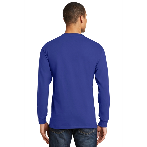 Hanes Beefy-T - 100% Cotton Long Sleeve T-Shirt. - Hanes Beefy-T - 100% Cotton Long Sleeve T-Shirt. - Image 15 of 42