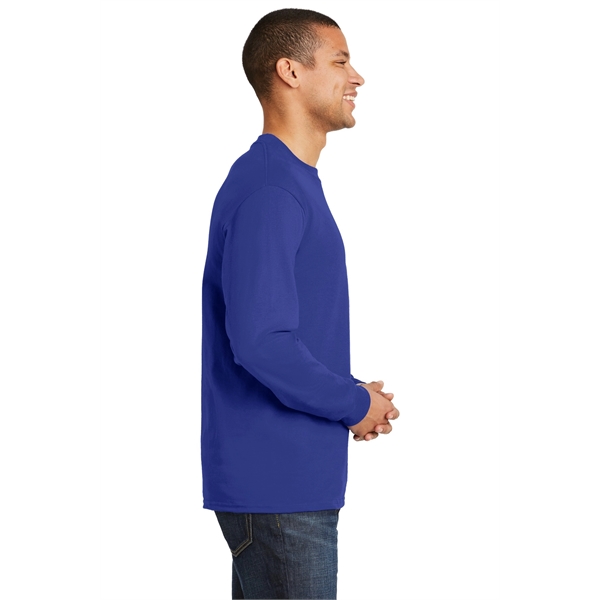 Hanes Beefy-T - 100% Cotton Long Sleeve T-Shirt. - Hanes Beefy-T - 100% Cotton Long Sleeve T-Shirt. - Image 16 of 42