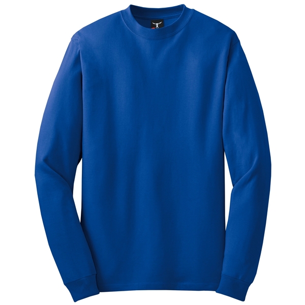 Hanes Beefy-T - 100% Cotton Long Sleeve T-Shirt. - Hanes Beefy-T - 100% Cotton Long Sleeve T-Shirt. - Image 17 of 42