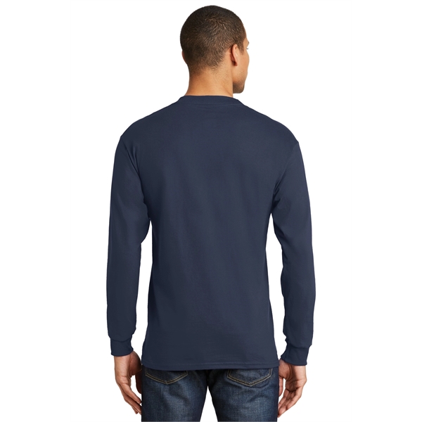 Hanes Beefy-T - 100% Cotton Long Sleeve T-Shirt. - Hanes Beefy-T - 100% Cotton Long Sleeve T-Shirt. - Image 21 of 42