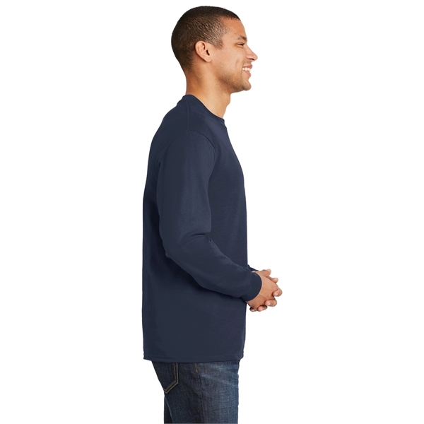 Hanes Beefy-T - 100% Cotton Long Sleeve T-Shirt. - Hanes Beefy-T - 100% Cotton Long Sleeve T-Shirt. - Image 23 of 42