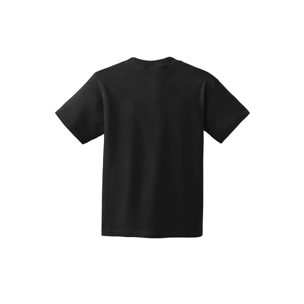 Hanes - Youth Authentic 100% Cotton T-Shirt. - Hanes - Youth Authentic 100% Cotton T-Shirt. - Image 3 of 15