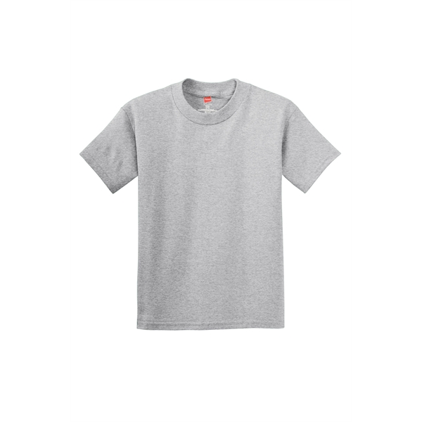 Hanes - Youth Authentic 100% Cotton T-Shirt. - Hanes - Youth Authentic 100% Cotton T-Shirt. - Image 4 of 15