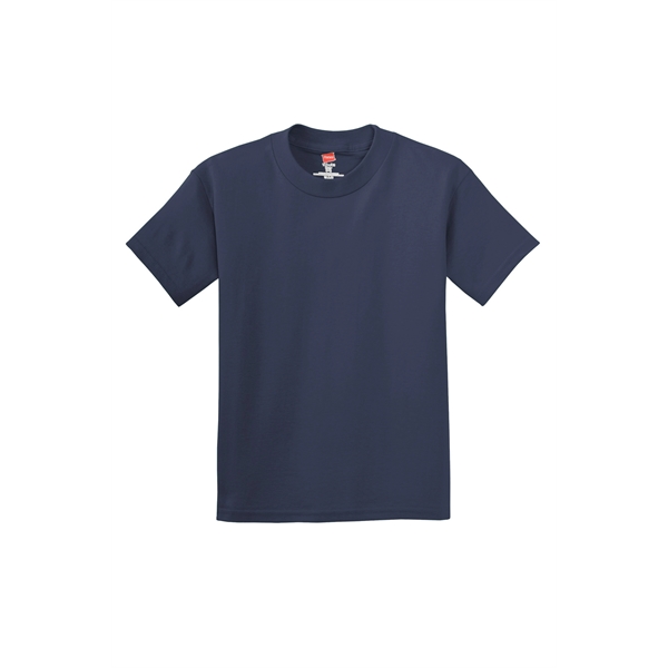 Hanes - Youth Authentic 100% Cotton T-Shirt. - Hanes - Youth Authentic 100% Cotton T-Shirt. - Image 6 of 15