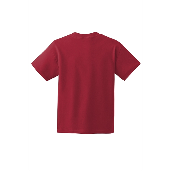 Hanes - Youth Authentic 100% Cotton T-Shirt. - Hanes - Youth Authentic 100% Cotton T-Shirt. - Image 9 of 15