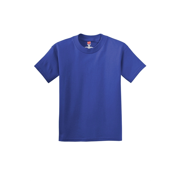 Hanes - Youth Authentic 100% Cotton T-Shirt. - Hanes - Youth Authentic 100% Cotton T-Shirt. - Image 10 of 15