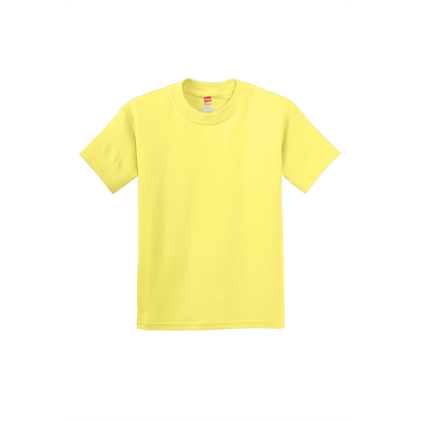 Hanes - Youth Authentic 100% Cotton T-Shirt. - Hanes - Youth Authentic 100% Cotton T-Shirt. - Image 12 of 15