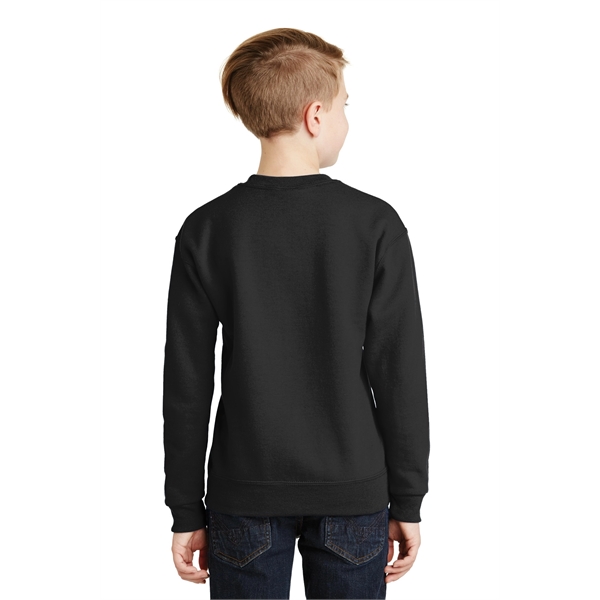 Jerzees - Youth NuBlend Crewneck Sweatshirt. - Jerzees - Youth NuBlend Crewneck Sweatshirt. - Image 2 of 37