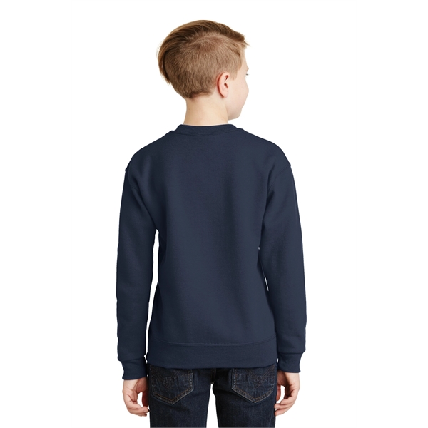 Jerzees - Youth NuBlend Crewneck Sweatshirt. - Jerzees - Youth NuBlend Crewneck Sweatshirt. - Image 5 of 37