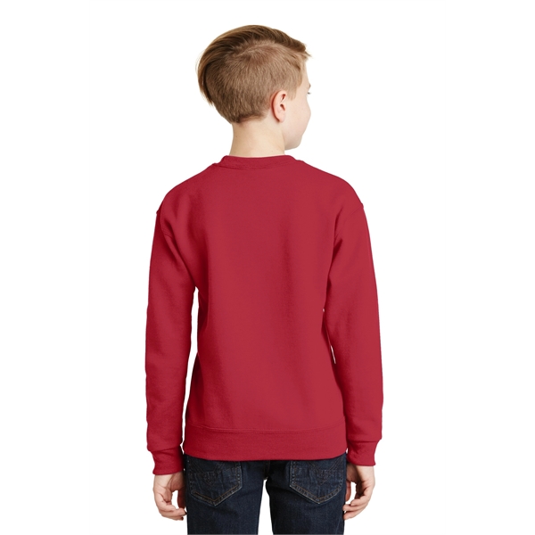 Jerzees - Youth NuBlend Crewneck Sweatshirt. - Jerzees - Youth NuBlend Crewneck Sweatshirt. - Image 10 of 37