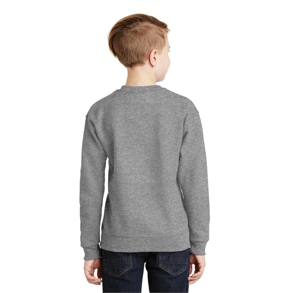 Jerzees - Youth NuBlend Crewneck Sweatshirt. - Jerzees - Youth NuBlend Crewneck Sweatshirt. - Image 15 of 37