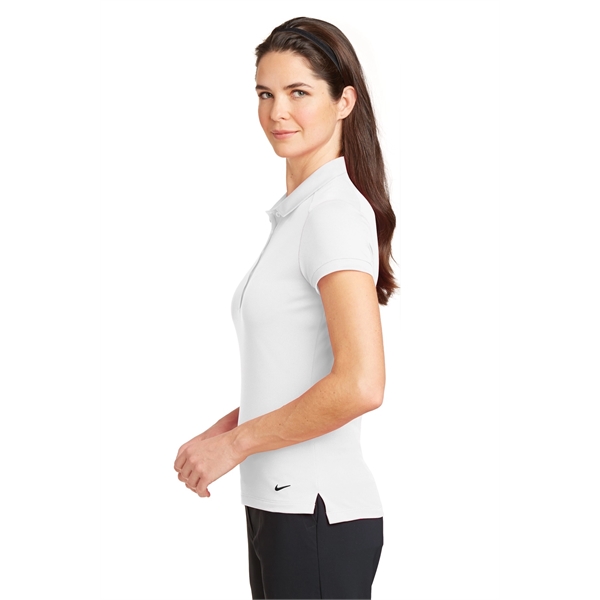 Nike Women's Dri-FIT Solid Icon Pique Modern Fit Polo. - Nike Women's Dri-FIT Solid Icon Pique Modern Fit Polo. - Image 13 of 35