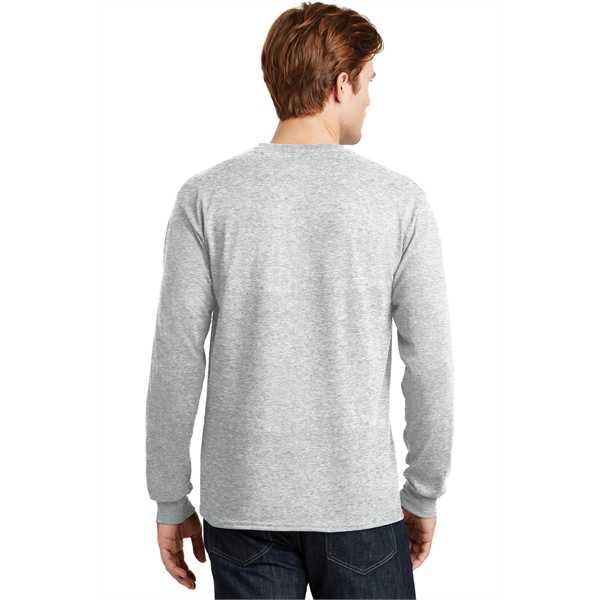 Gildan - DryBlend 50 Cotton/50 Poly Long Sleeve T-Shirt. - Gildan - DryBlend 50 Cotton/50 Poly Long Sleeve T-Shirt. - Image 0 of 75