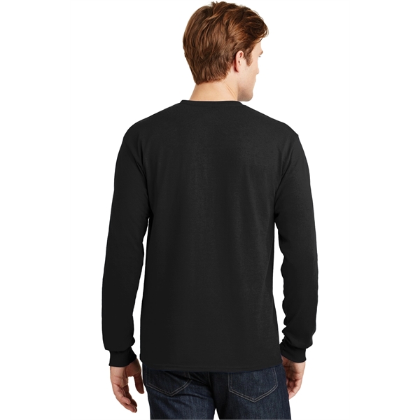 Gildan - DryBlend 50 Cotton/50 Poly Long Sleeve T-Shirt. - Gildan - DryBlend 50 Cotton/50 Poly Long Sleeve T-Shirt. - Image 3 of 75