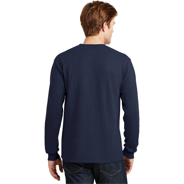 Gildan - DryBlend 50 Cotton/50 Poly Long Sleeve T-Shirt. - Gildan - DryBlend 50 Cotton/50 Poly Long Sleeve T-Shirt. - Image 9 of 75