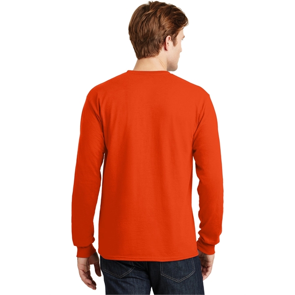 Gildan - DryBlend 50 Cotton/50 Poly Long Sleeve T-Shirt. - Gildan - DryBlend 50 Cotton/50 Poly Long Sleeve T-Shirt. - Image 12 of 75