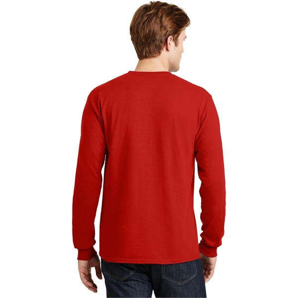 Gildan - DryBlend 50 Cotton/50 Poly Long Sleeve T-Shirt. - Gildan - DryBlend 50 Cotton/50 Poly Long Sleeve T-Shirt. - Image 15 of 75