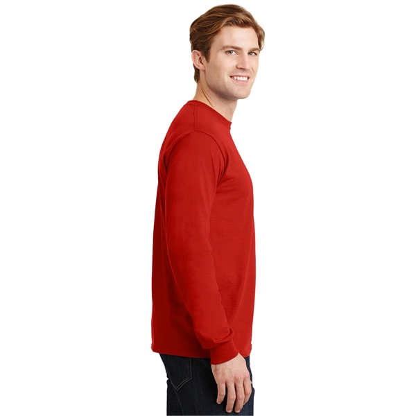 Gildan - DryBlend 50 Cotton/50 Poly Long Sleeve T-Shirt. - Gildan - DryBlend 50 Cotton/50 Poly Long Sleeve T-Shirt. - Image 16 of 75