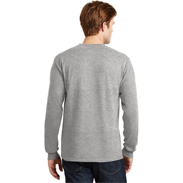 Gildan - DryBlend 50 Cotton/50 Poly Long Sleeve T-Shirt. - Gildan - DryBlend 50 Cotton/50 Poly Long Sleeve T-Shirt. - Image 21 of 75