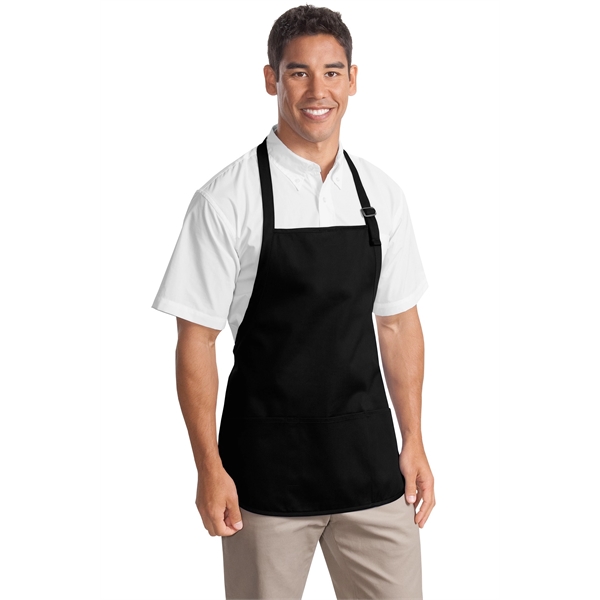 Port Authority Medium-Length Apron with Pouch Pockets. - Port Authority Medium-Length Apron with Pouch Pockets. - Image 0 of 35