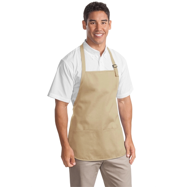 Port Authority Medium-Length Apron with Pouch Pockets. - Port Authority Medium-Length Apron with Pouch Pockets. - Image 6 of 35