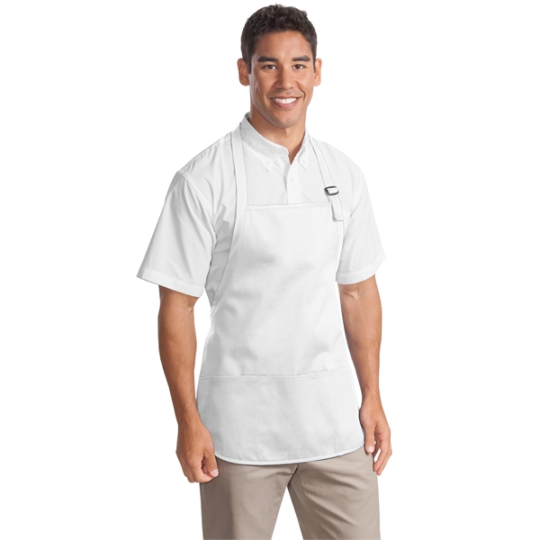 Port Authority Medium-Length Apron with Pouch Pockets. - Port Authority Medium-Length Apron with Pouch Pockets. - Image 8 of 35