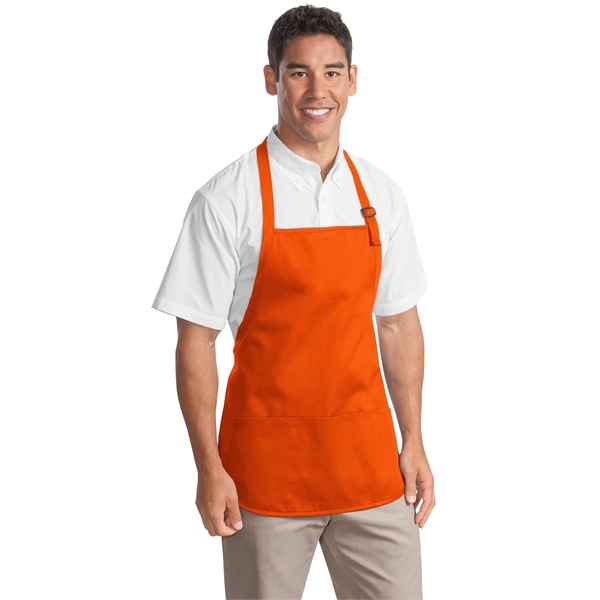 Port Authority Medium-Length Apron with Pouch Pockets. - Port Authority Medium-Length Apron with Pouch Pockets. - Image 9 of 35
