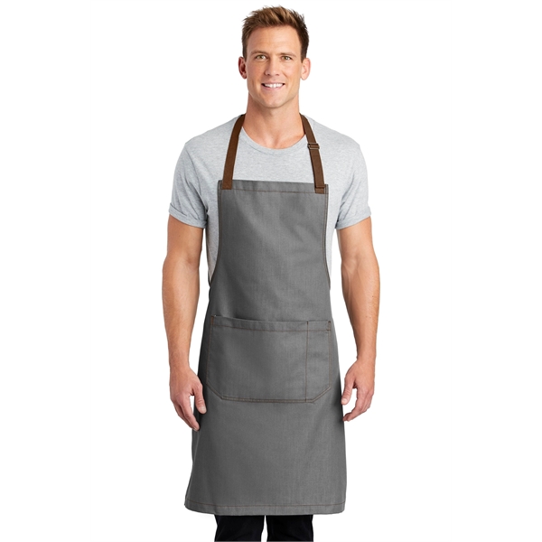 Custom Port Authority Market Full-Length Bib Apron.