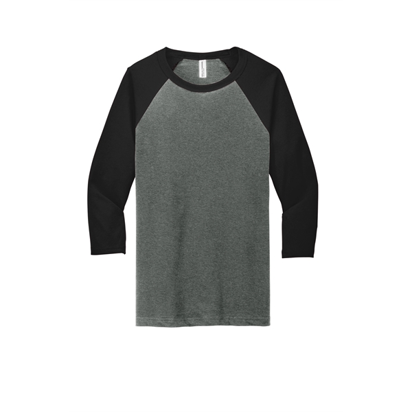 BELLA+CANVAS Unisex 3/4-Sleeve Baseball Tee. - BELLA+CANVAS Unisex 3/4-Sleeve Baseball Tee. - Image 13 of 97