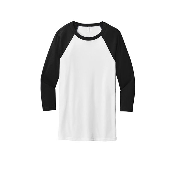 BELLA+CANVAS Unisex 3/4-Sleeve Baseball Tee. - BELLA+CANVAS Unisex 3/4-Sleeve Baseball Tee. - Image 27 of 97