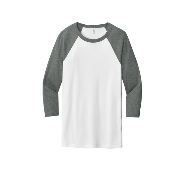 BELLA+CANVAS Unisex 3/4-Sleeve Baseball Tee. - BELLA+CANVAS Unisex 3/4-Sleeve Baseball Tee. - Image 29 of 97