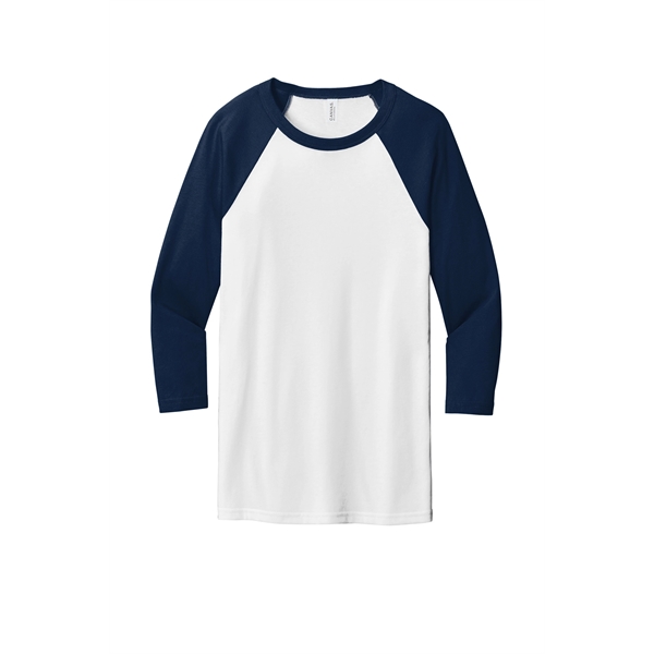 BELLA+CANVAS Unisex 3/4-Sleeve Baseball Tee. - BELLA+CANVAS Unisex 3/4-Sleeve Baseball Tee. - Image 41 of 97