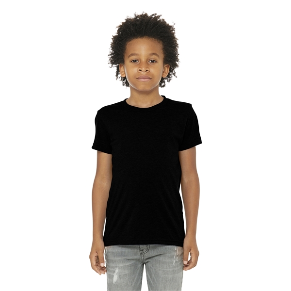BELLA+CANVAS Youth Triblend Short Sleeve Tee. - BELLA+CANVAS Youth Triblend Short Sleeve Tee. - Image 24 of 56