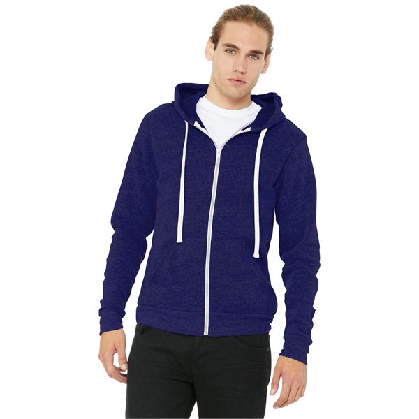 BELLA+CANVAS Unisex Triblend Sponge Fleece Full-Zip Hoodie. - BELLA+CANVAS Unisex Triblend Sponge Fleece Full-Zip Hoodie. - Image 4 of 15