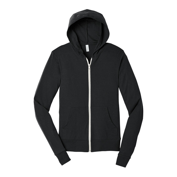 BELLA+CANVAS Unisex Triblend Full-Zip Lightweight Hoodie. - BELLA+CANVAS Unisex Triblend Full-Zip Lightweight Hoodie. - Image 17 of 33