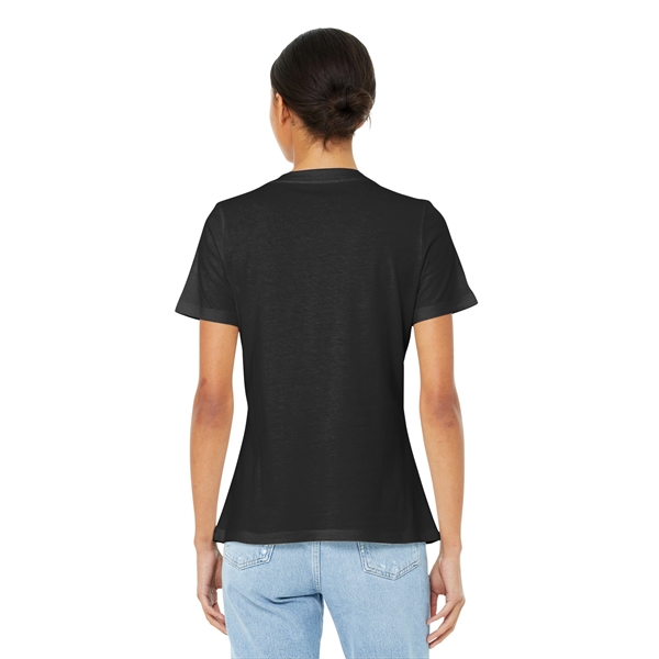 BELLA+CANVAS Women's Relaxed Jersey Short Sleeve V-Neck Tee. - BELLA+CANVAS Women's Relaxed Jersey Short Sleeve V-Neck Tee. - Image 14 of 35