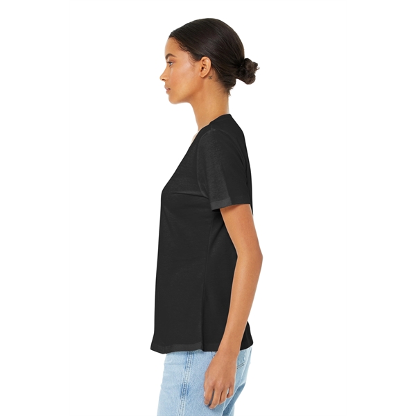 BELLA+CANVAS Women's Relaxed Jersey Short Sleeve V-Neck Tee. - BELLA+CANVAS Women's Relaxed Jersey Short Sleeve V-Neck Tee. - Image 15 of 35