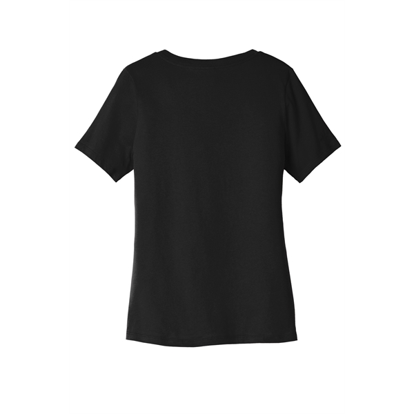 BELLA+CANVAS Women's Relaxed Jersey Short Sleeve V-Neck Tee. - BELLA+CANVAS Women's Relaxed Jersey Short Sleeve V-Neck Tee. - Image 2 of 35