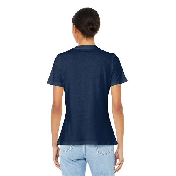 BELLA+CANVAS Women's Relaxed Jersey Short Sleeve V-Neck Tee. - BELLA+CANVAS Women's Relaxed Jersey Short Sleeve V-Neck Tee. - Image 18 of 35