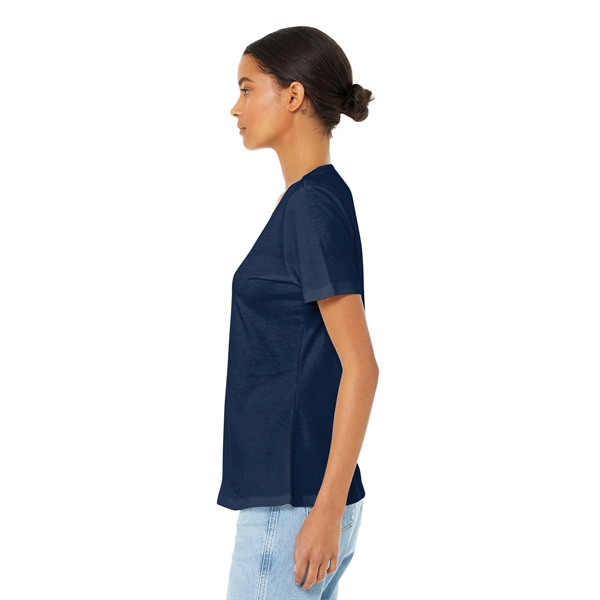BELLA+CANVAS Women's Relaxed Jersey Short Sleeve V-Neck Tee. - BELLA+CANVAS Women's Relaxed Jersey Short Sleeve V-Neck Tee. - Image 19 of 35