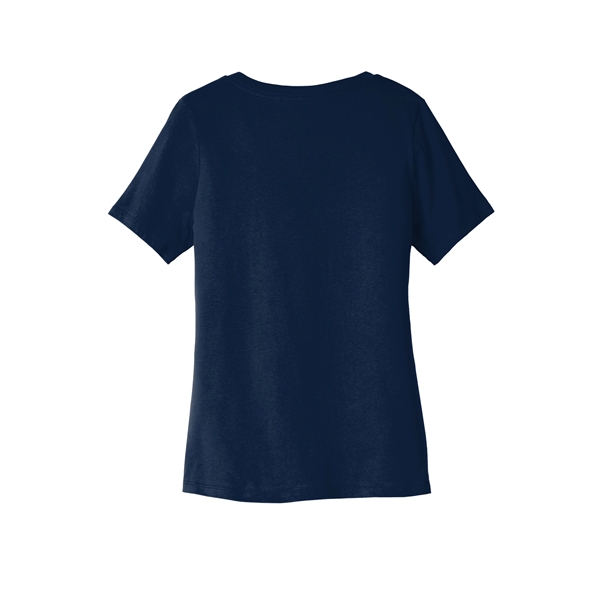 BELLA+CANVAS Women's Relaxed Jersey Short Sleeve V-Neck Tee. - BELLA+CANVAS Women's Relaxed Jersey Short Sleeve V-Neck Tee. - Image 12 of 35