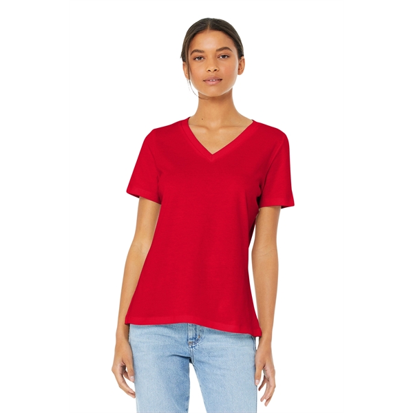 BELLA+CANVAS Women's Relaxed Jersey Short Sleeve V-Neck Tee. - BELLA+CANVAS Women's Relaxed Jersey Short Sleeve V-Neck Tee. - Image 20 of 35