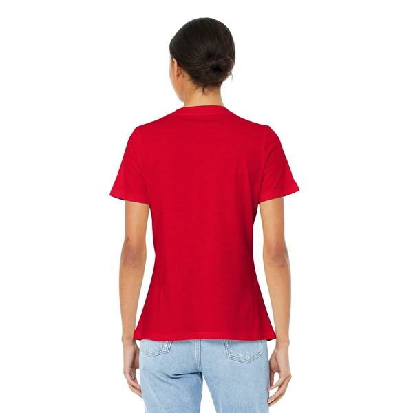 BELLA+CANVAS Women's Relaxed Jersey Short Sleeve V-Neck Tee. - BELLA+CANVAS Women's Relaxed Jersey Short Sleeve V-Neck Tee. - Image 21 of 35