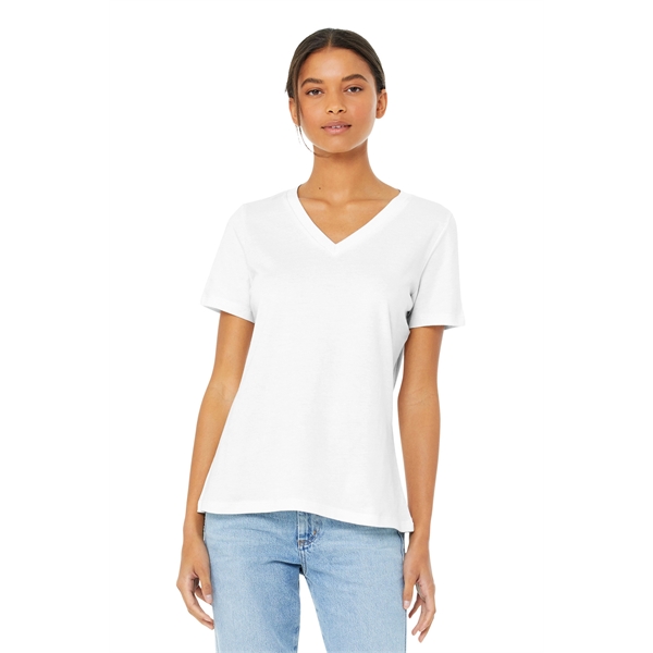 BELLA+CANVAS Women's Relaxed Jersey Short Sleeve V-Neck Tee. - BELLA+CANVAS Women's Relaxed Jersey Short Sleeve V-Neck Tee. - Image 23 of 35